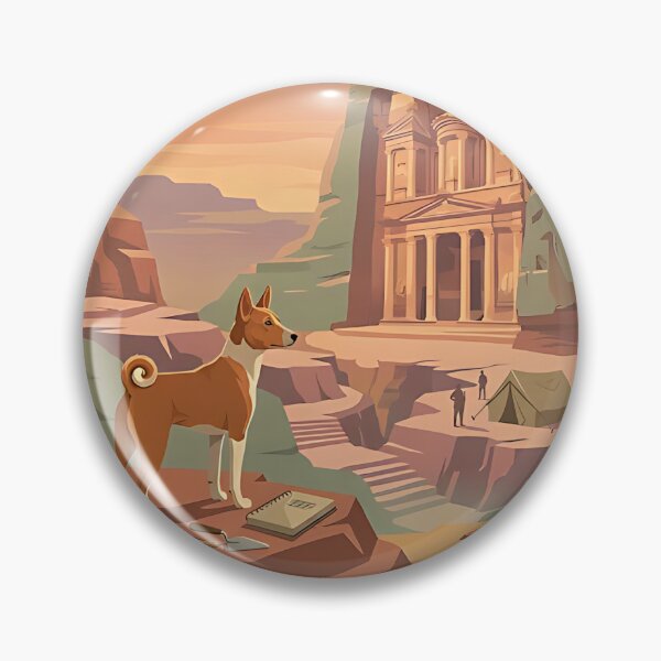 Item preview, Basenji Desert Archaeologist designed and sold by PictoVibe.