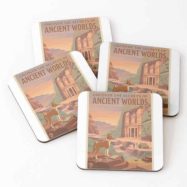Item preview, Basenji Desert Archaeologist designed and sold by PictoVibe.