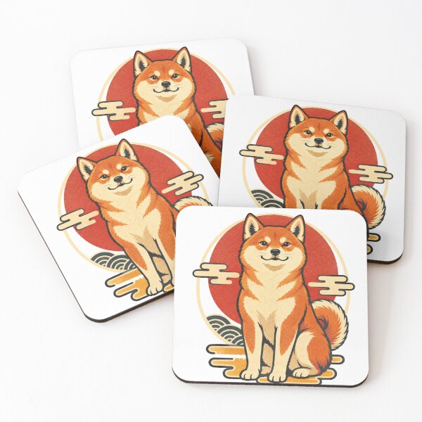 Item preview, Vintage Japanese Shiba Inu Retro Red Sun Art designed and sold by vekotpu.