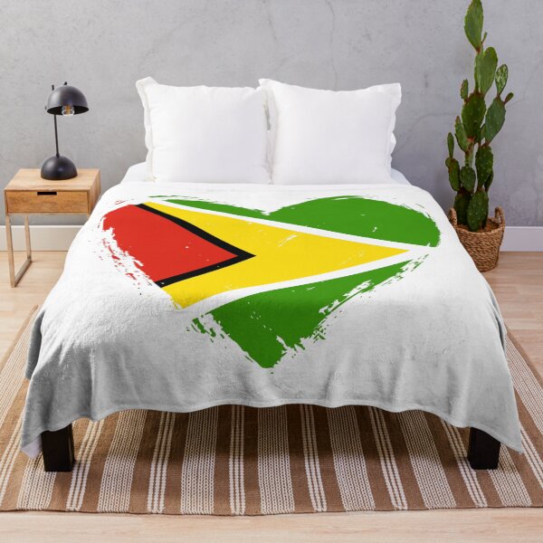 Item preview, Distressed Guyana Flag Heart GY designed and sold by shitpostee.