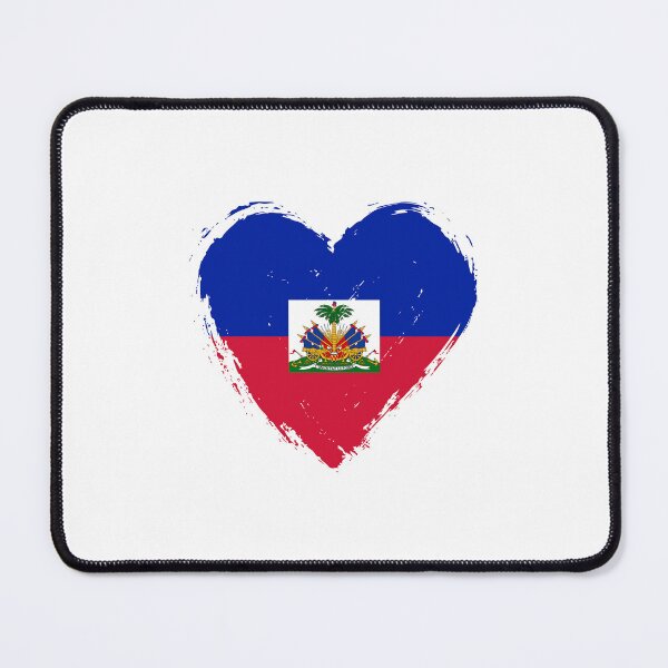 Item preview, Distressed Haiti Flag Heart HT designed and sold by shitpostee.