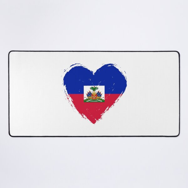 Item preview, Distressed Haiti Flag Heart HT designed and sold by shitpostee.