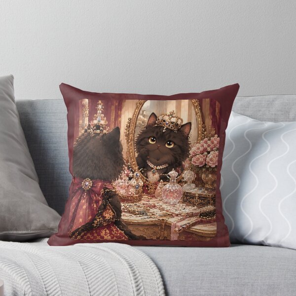 Item preview, Black Cat King at His Vanity  designed and sold by KWW SHOP.