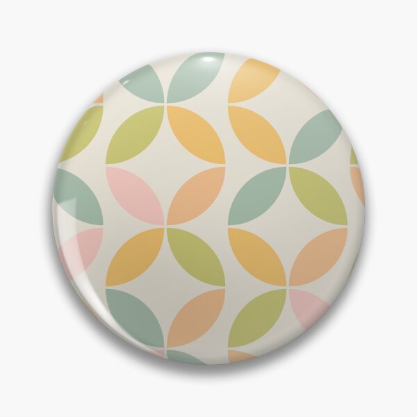 Item preview, Modern Pastel Leaf Pattern designed and sold by Kelly Dietrich Mandalas & Colorful Patterns.