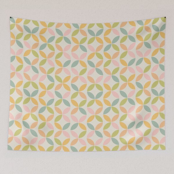 Item preview, Modern Pastel Leaf Pattern designed and sold by Kelly Dietrich Mandalas & Colorful Patterns.