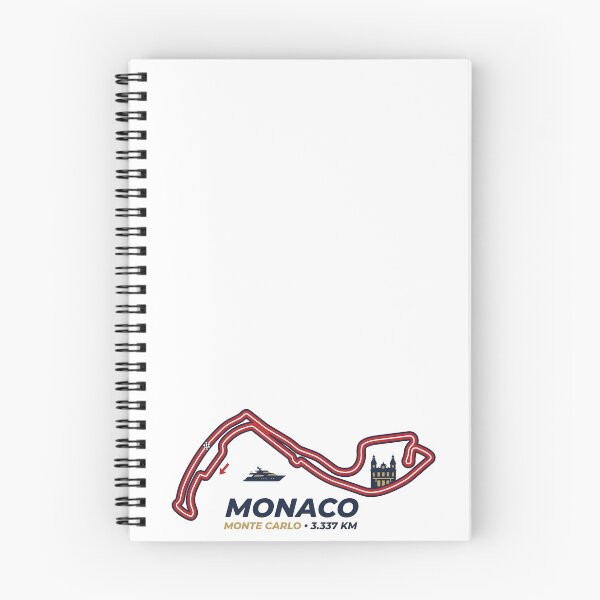 Item preview, Monaco Circuit Sticker - Monte Carlo Street Circuit Racing Track Map Decal designed and sold by Bobby Hart Creative.