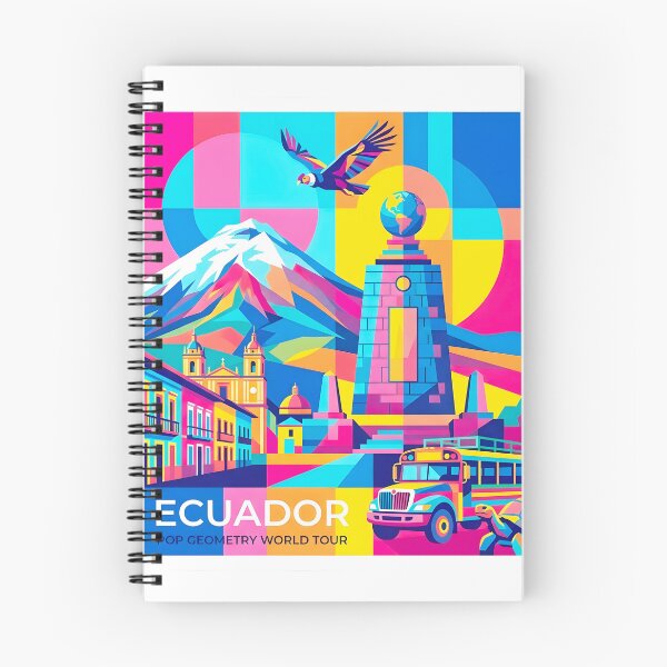 Item preview, Ecuador Retro Pop Art Travel Poster designed and sold by EdwinkOne.