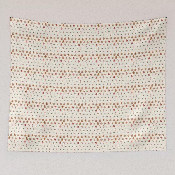 Item preview, Gingerbread Cookies Candy Cane Christmas Pattern designed and sold by victorsuarez.
