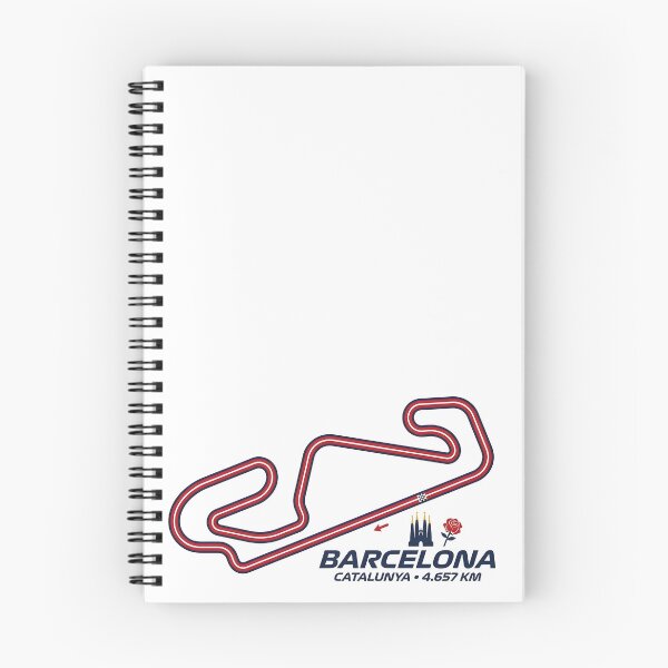 Item preview, Barcelona Circuit Sticker - Catalunya Montmelo Racing Track Map Decal designed and sold by Bobby Hart Creative.