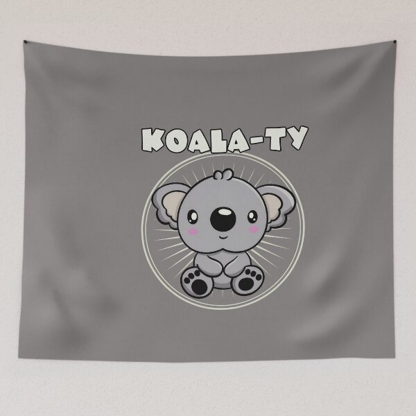 Item preview, Koala-Ty Cute Cartoon Pun T-Shirt-54 designed and sold by cyaversaus.