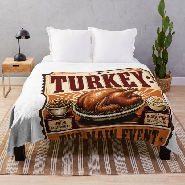 Item preview, Turkey The Main Event – Vintage Thanksgiving Roast designed and sold by LiviuGligoros.