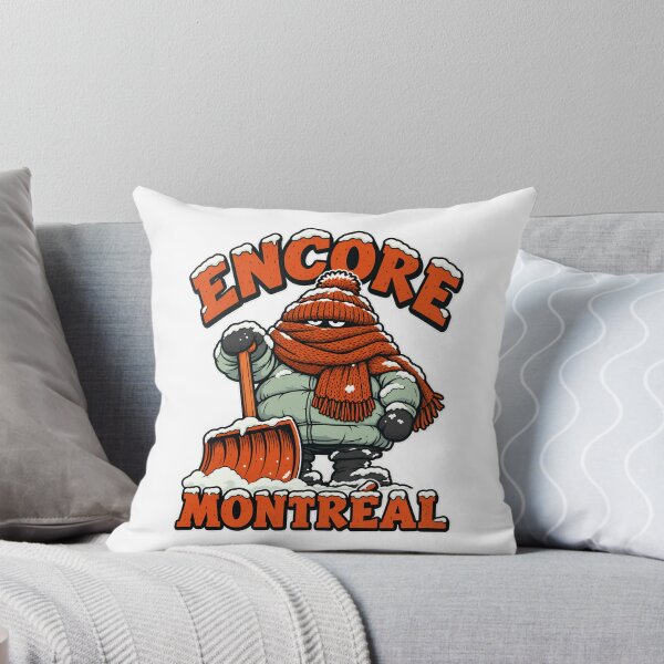 Aperçu de l'œuvre Montréal Encore : Humour hivernal et pelletage de neige créée et vendue par Fenay Designs.