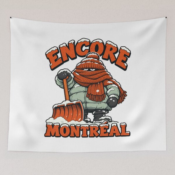 Item preview, Montreal Encore: Snow-Shoveling Winter Humor designed and sold by Fenay Designs.