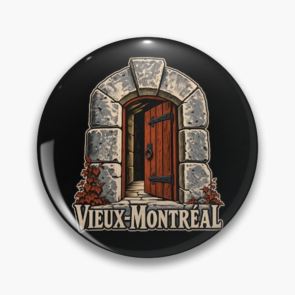 Item preview, Old Montreal: Open Door in a Weathered Stone Arch designed and sold by Fenay Designs.