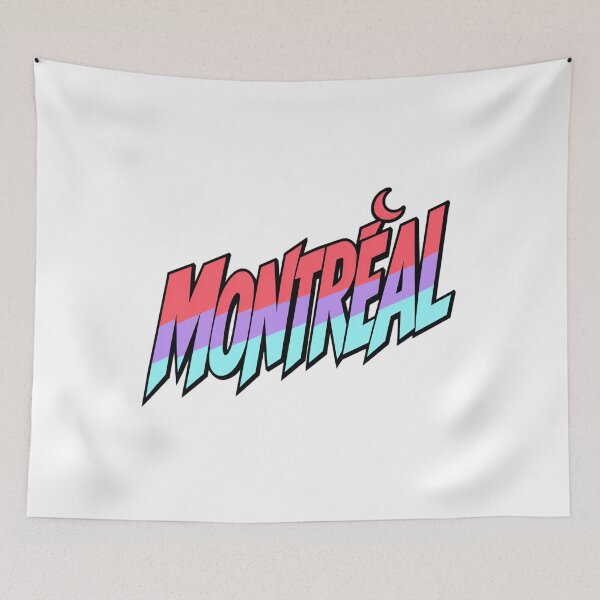 Item preview, Montreal Midnight Colors: Crescent-Topped Lettering designed and sold by Fenay Designs.