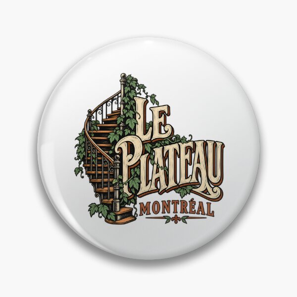 Item preview, Montreal Le Plateau: Ivy-Wrapped Vintage Staircase designed and sold by Fenay Designs.
