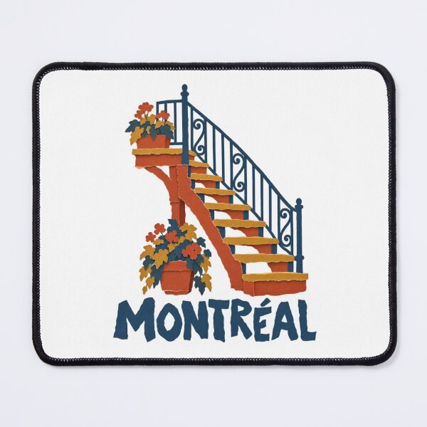 Item preview, Montreal Flower Steps: Warm Paper-Cut Charm designed and sold by Fenay Designs.