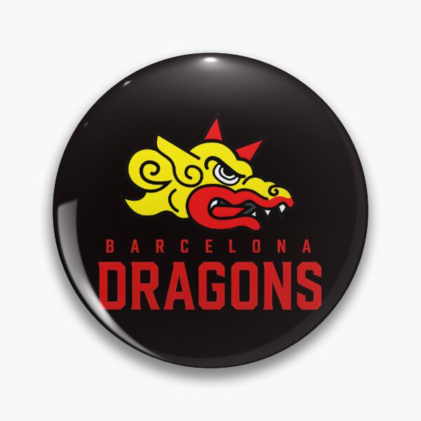 Item preview, Barcelona Dragons Retro Emblem designed and sold by Ahkamnash.