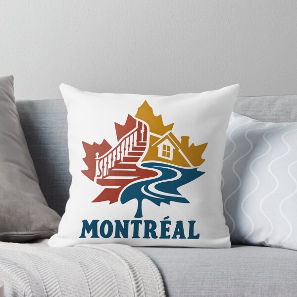 Item preview, Montreal Maple Mosaic: Stairs, Roof and River designed and sold by Fenay Designs.