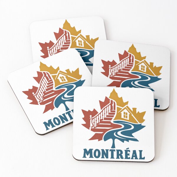 Item preview, Montreal Maple Mosaic: Stairs, Roof and River designed and sold by Fenay Designs.
