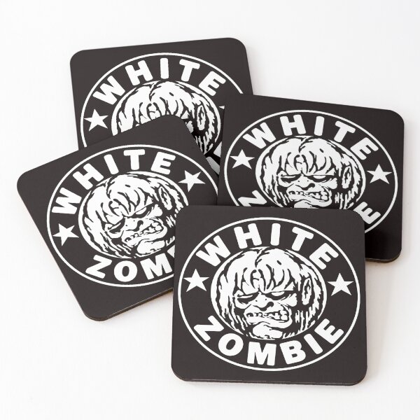 Item preview, White Zombie Monstrous Face Logo  designed and sold by Ahkamnash.