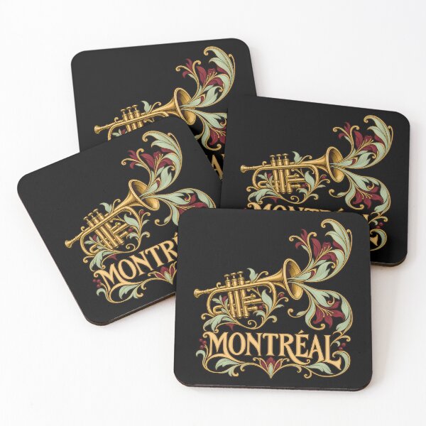Item preview, Montreal Floral Trumpet: Golden Jazz Flourishes designed and sold by Fenay Designs.