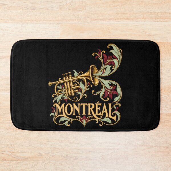 Item preview, Montreal Floral Trumpet: Golden Jazz Flourishes designed and sold by Fenay Designs.