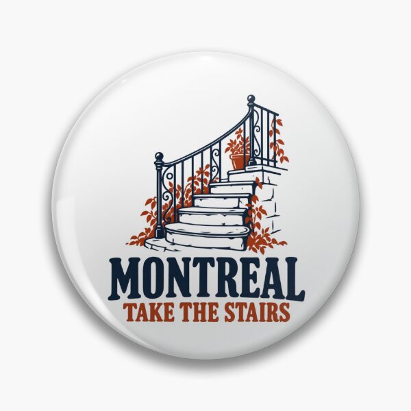 Item preview, Montreal Take the Stairs: Orange Vines and Ironwork designed and sold by Fenay Designs.