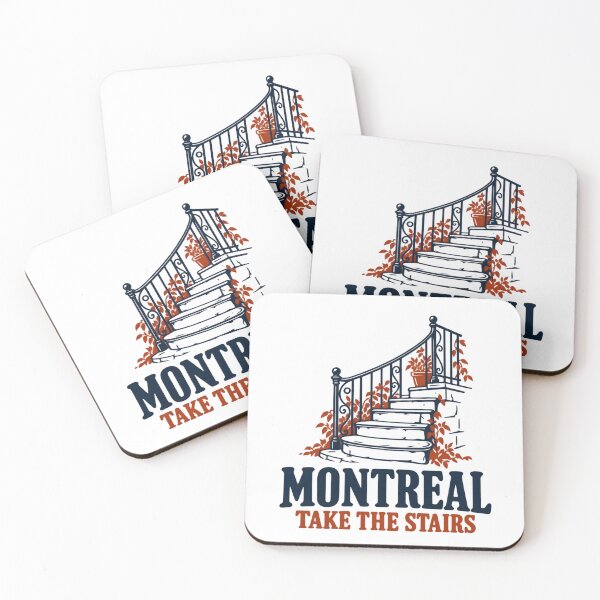 Item preview, Montreal Take the Stairs: Orange Vines and Ironwork designed and sold by Fenay Designs.
