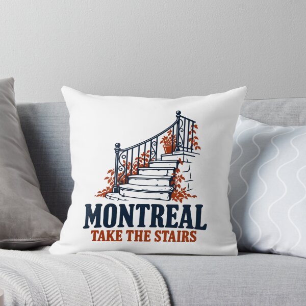 Item preview, Montreal Take the Stairs: Orange Vines and Ironwork designed and sold by Fenay Designs.