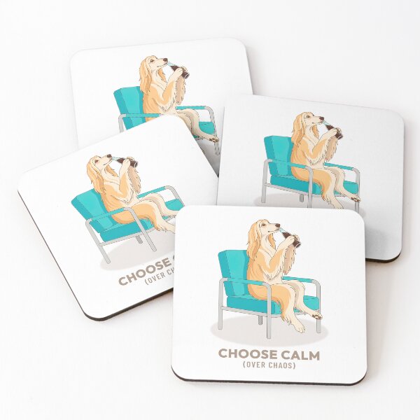 Item preview, Afghan Hound Drinking Soda Vintage Aesthetic designed and sold by COZY VINTAGE animal.