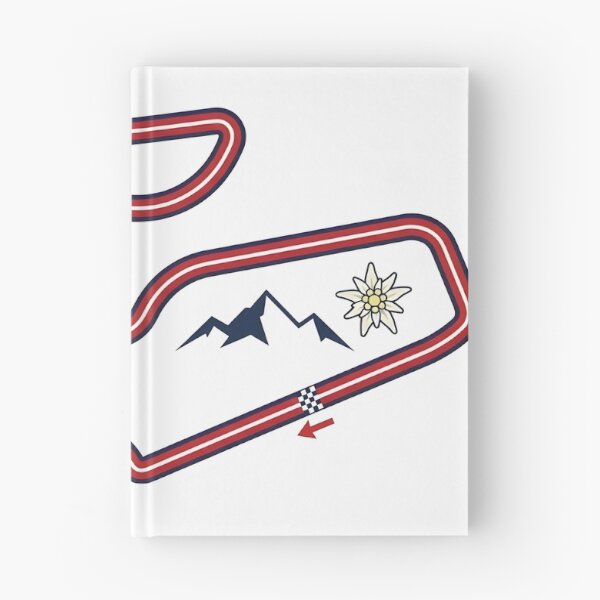 Item preview, Austria Circuit Sticker - Spielberg Racing Track Map Decal designed and sold by Bobby Hart Creative.