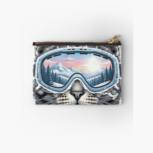 Item preview, Cat skiing ski goggles Classic T-Shirt designed and sold by eBoy31.