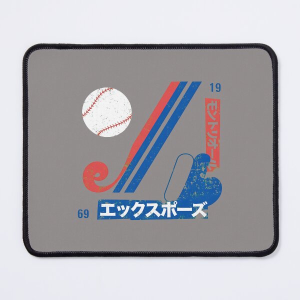 Item preview, Montreal Expos Japanese Retro Ball Logo Distressed-86 designed and sold by thackstonhe.