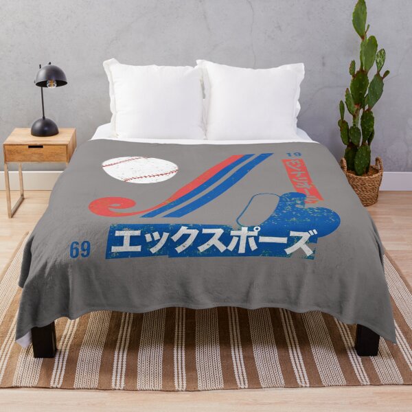 Item preview, Montreal Expos Japanese Retro Ball Logo Distressed-86 designed and sold by thackstonhe.