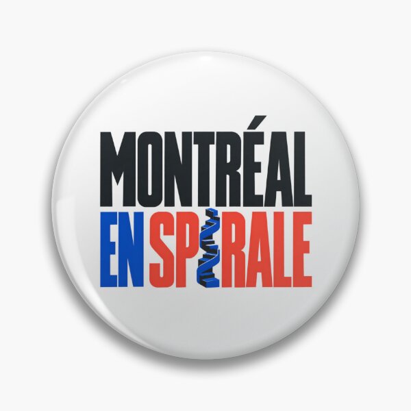 Item preview, Montreal En Spirale: Bold Type with Blue Stairs designed and sold by Fenay Designs.