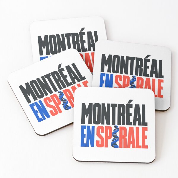 Item preview, Montreal En Spirale: Bold Type with Blue Stairs designed and sold by Fenay Designs.