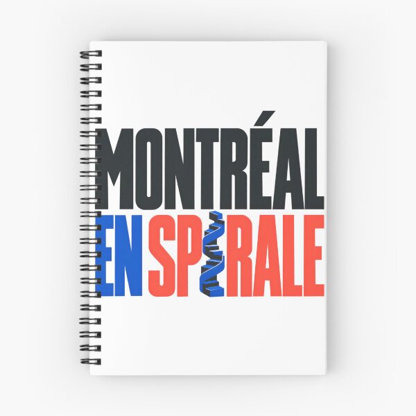Item preview, Montreal En Spirale: Bold Type with Blue Stairs designed and sold by Fenay Designs.