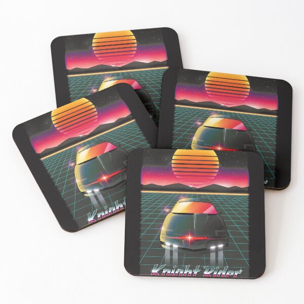 Item preview, 80s Retro Synthwave Knight Rider Car designed and sold by Gamaza-Eggs.