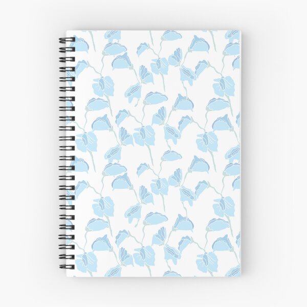 Item preview, Floral fields sweet pea cluster in blue designed and sold by Quiet Waters Design.