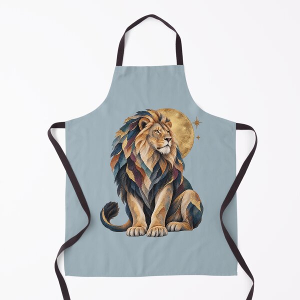 Item preview, Celestial Solar Lion – Bohemian Watercolor Art designed and sold by MAD's Recreation Studio.