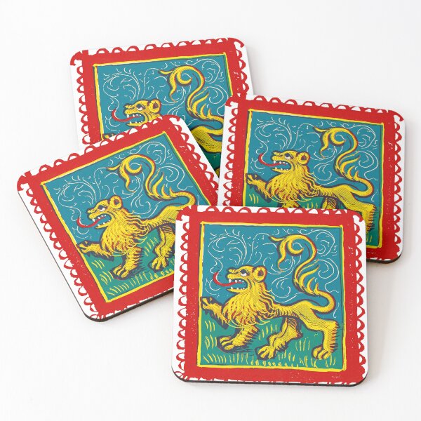 Item preview, Leo Zodiac Medieval Rampant Lion  designed and sold by Fani*.