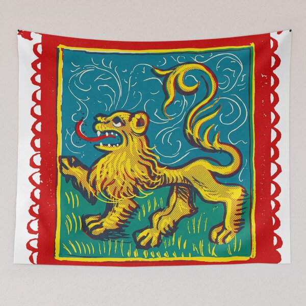 Item preview, Leo Zodiac Medieval Rampant Lion  designed and sold by Fani*.