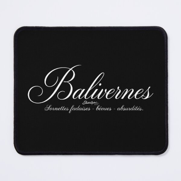 Item preview, Balivernes - Funny French Cursive Nonsense designed and sold by Djamee.