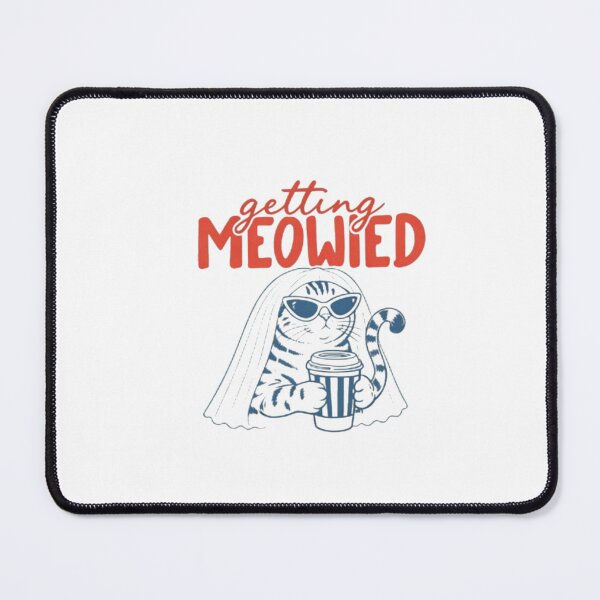 Item preview, Getting Meowied Bride Cat with Coffee designed and sold by Linhvocraig.