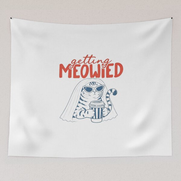 Item preview, Getting Meowied Bride Cat with Coffee designed and sold by Linhvocraig.