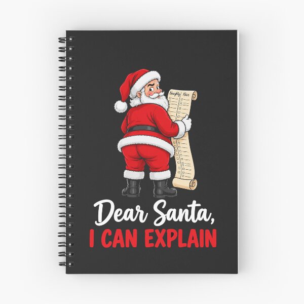 Item preview, Dear Santa I Can Explain designed and sold by Quirky Cotton Collective.