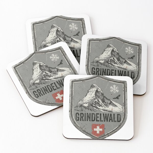 Item preview, Grindelwald Mountain Switzerland Emblem Classic T-Shirt designed and sold by Stickerbynp1.