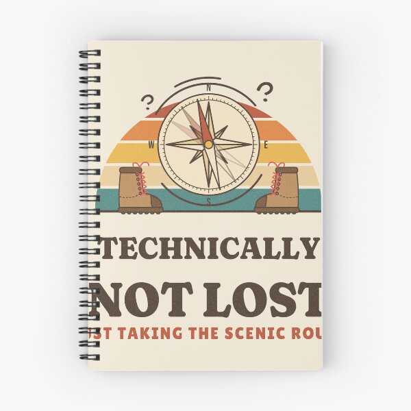 Item preview, Technically Not Lost Funny Hiking Compass designed and sold by somebasic.