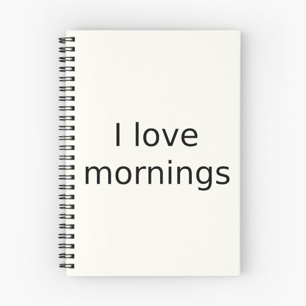 Item preview, I love mornings designed and sold by English Learning.